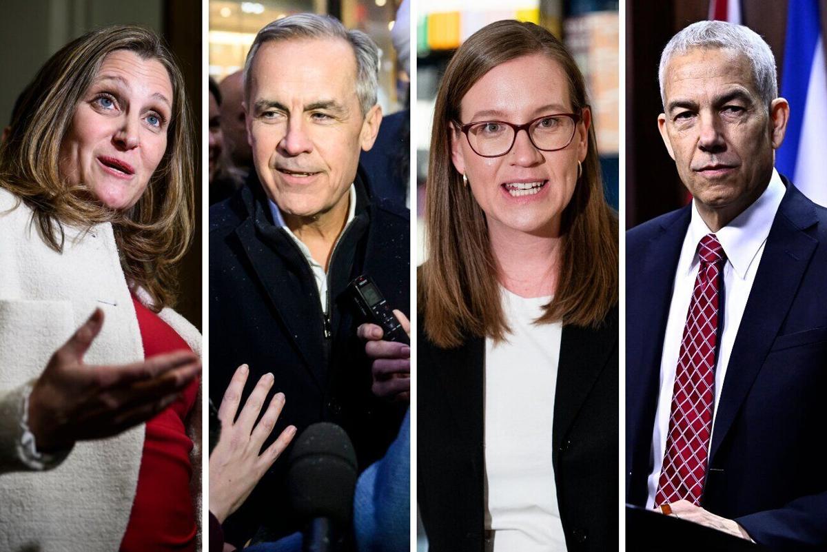 Mark Carney, Chrystia Freeland debate in French