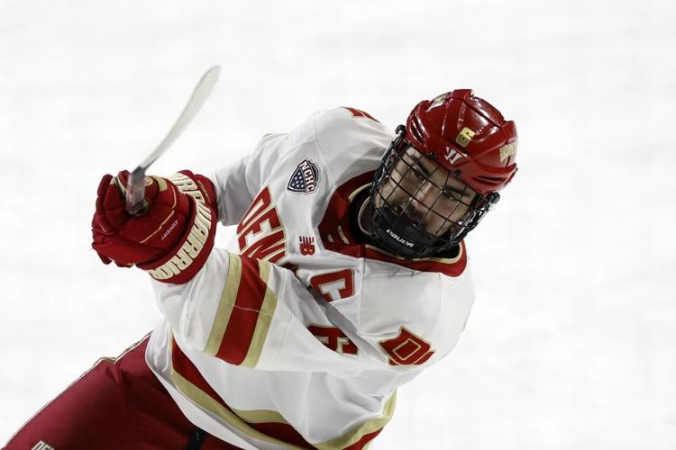 Denver's McKade Webster chases another hockey title after sister