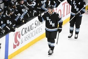 Dylan Guenther puts Utah ahead to stay in 5-2 win over the Buffalo Sabres