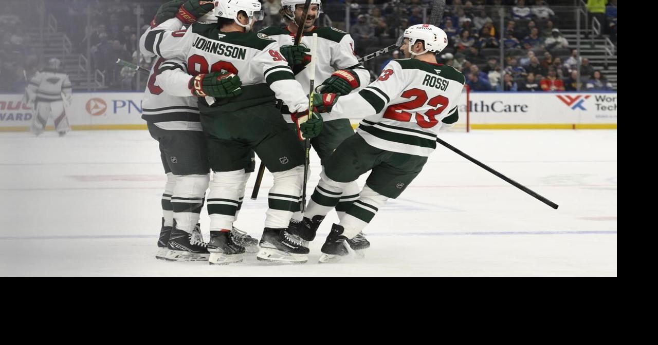 Kirill Kaprizov scores twice to lift the Wild over the Blues 4-2