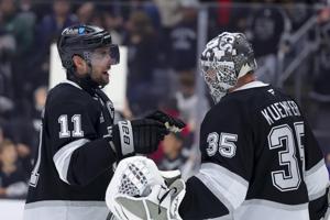 Kings arrive in Winnipeg with thoughts for those in fire-ravaged Los Angeles