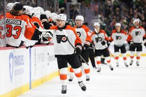 Konecny scores lone shootout goal to lift the Flyers past the Wild, 3-2