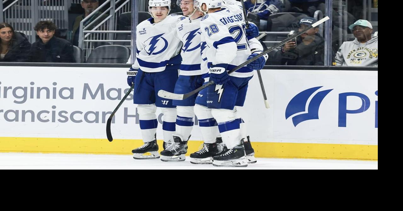 Hagel scores 2, Guentzel has goal and assist as Lightning beat Kraken 5-1