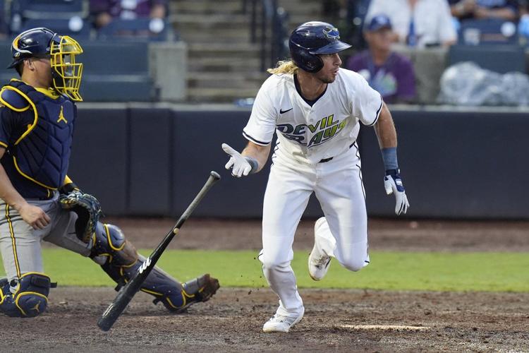 Jankowski drives in winning run as Tampa Bay beats Milwaukee 3-2 after historic rain delays