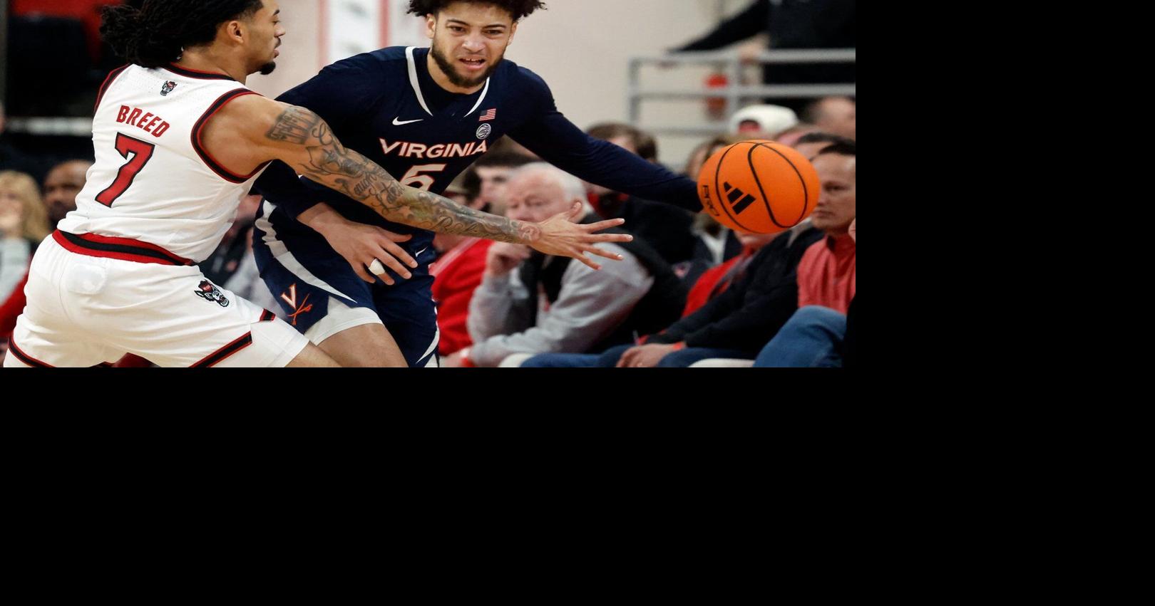 Lewis, De Ridder help No. 21 Virginia regroup from 3OT loss to beat NC ...