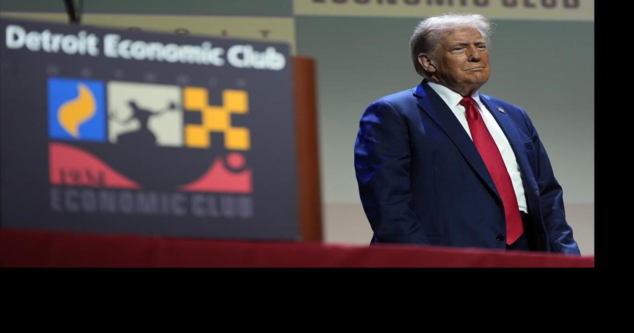 Trump insults Detroit while campaigning in the city