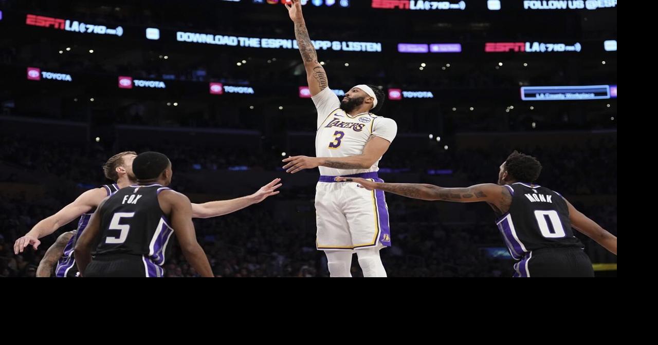 Anthony Davis, Lakers spoil interim coach Doug Christie's Kings debut with 132-122 win