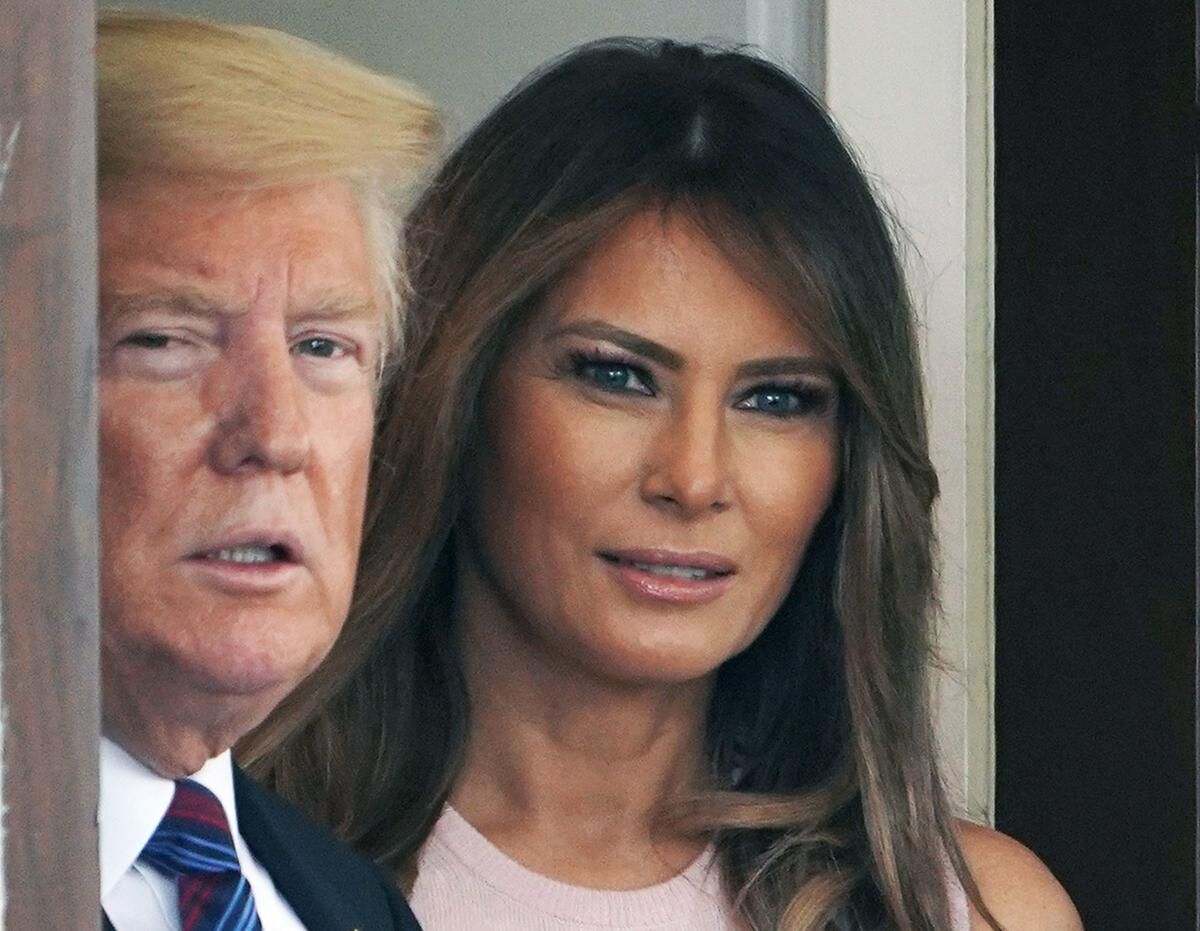 Melania Trump brushes off questions about her husband's alleged infidelity