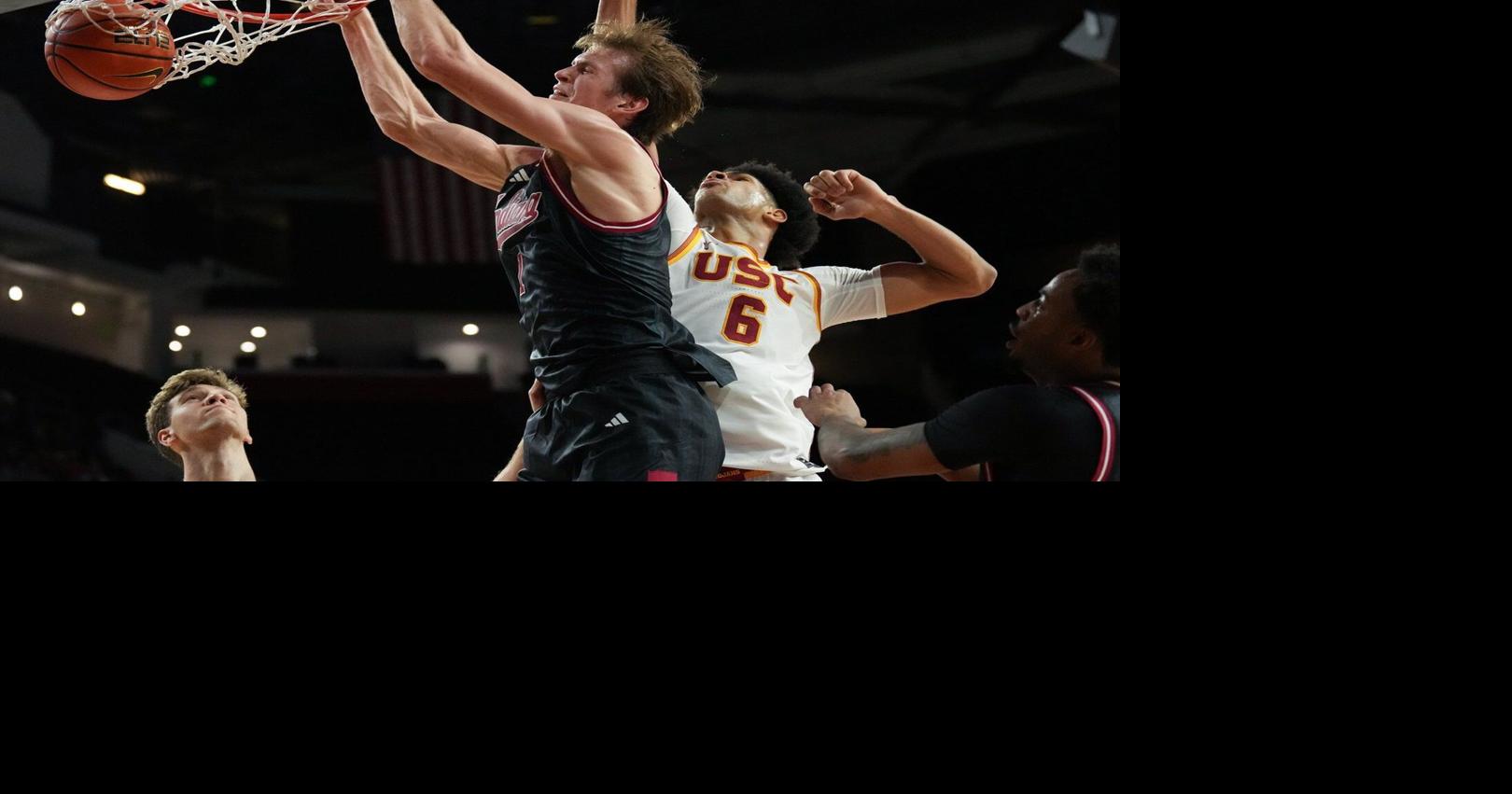 Arenas scores a career-high 29 points to lead USC past Indiana 81-75