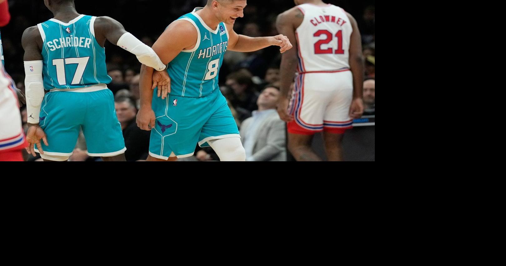 Naz Reid has 20 points and 11 rebounds in his Charlotte debut as the ...