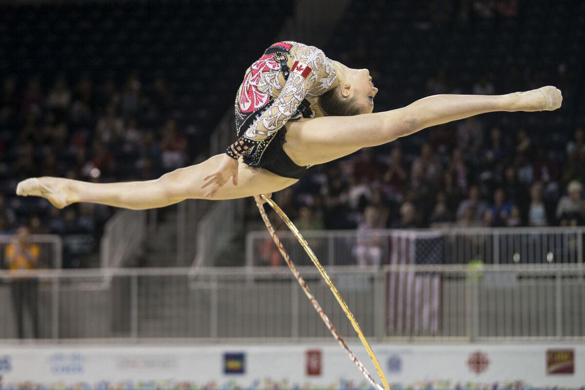 Canadian Pan Am rhythmic gymnasts have work to do