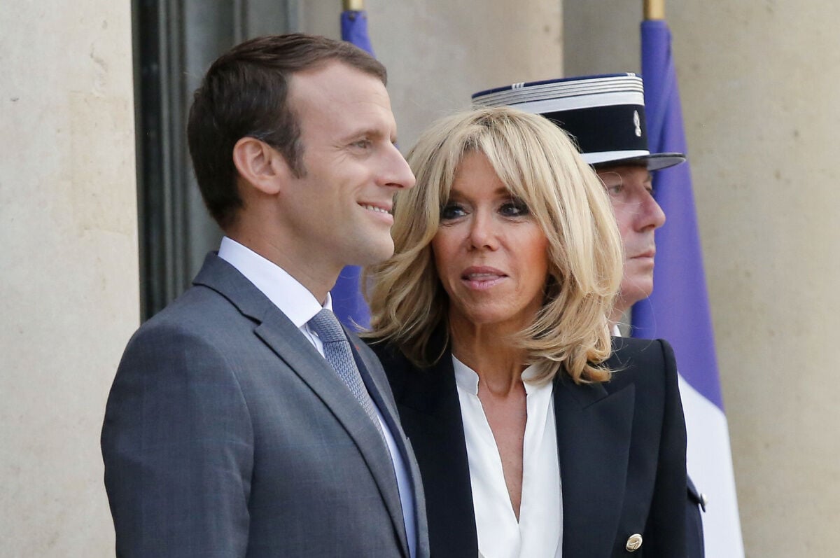 French first lady Brigitte Macron says husband's only fault is he's younger  than she is