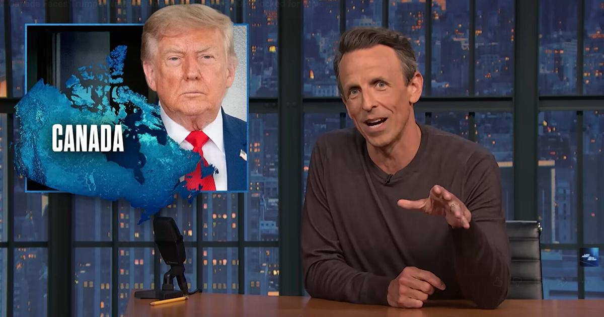 Seth Meyers bezeichnet Donald Trumps Handelskrieg mit Kanada als ...