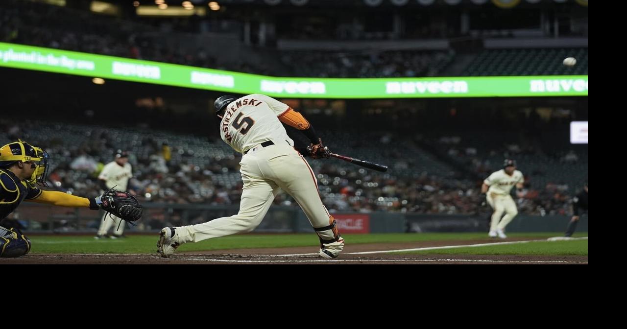 Yastrzemski knocks in four runs, Snell strikes out eight as Giants rout Brewers 13-2