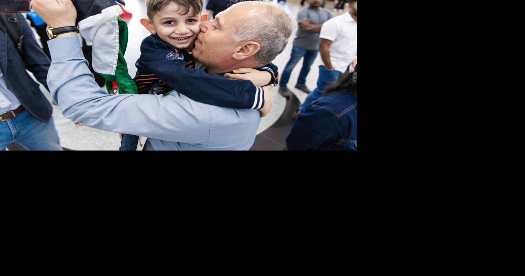 ‘I feel safe’: Palestinian girl and her two young brothers join family in Toronto after their mother was killed in Gaza