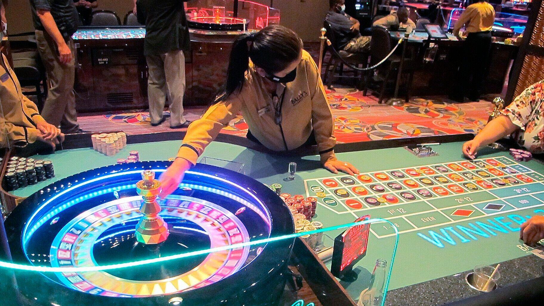 What do you call the casino employee who operates the roulette