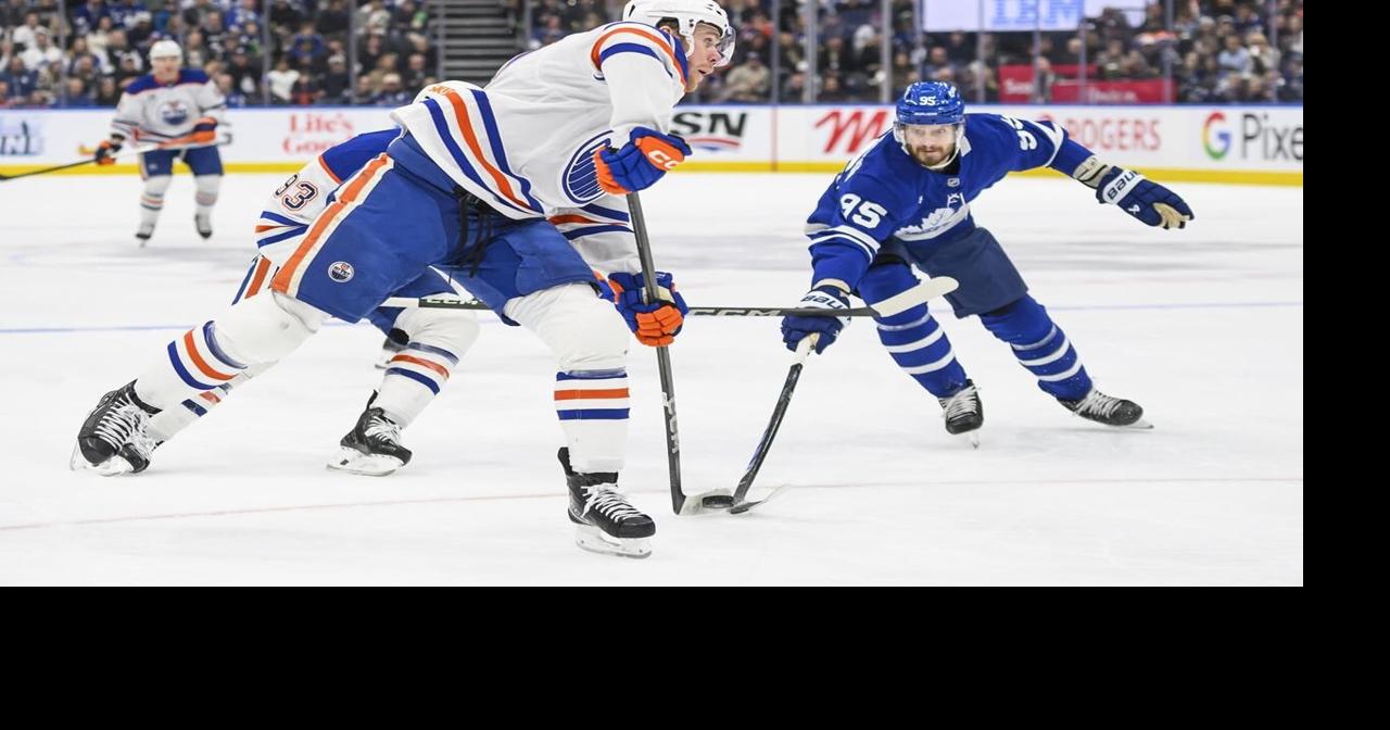 Mitch Marner scores in overtime as Maple Leafs down Oilers 4-3