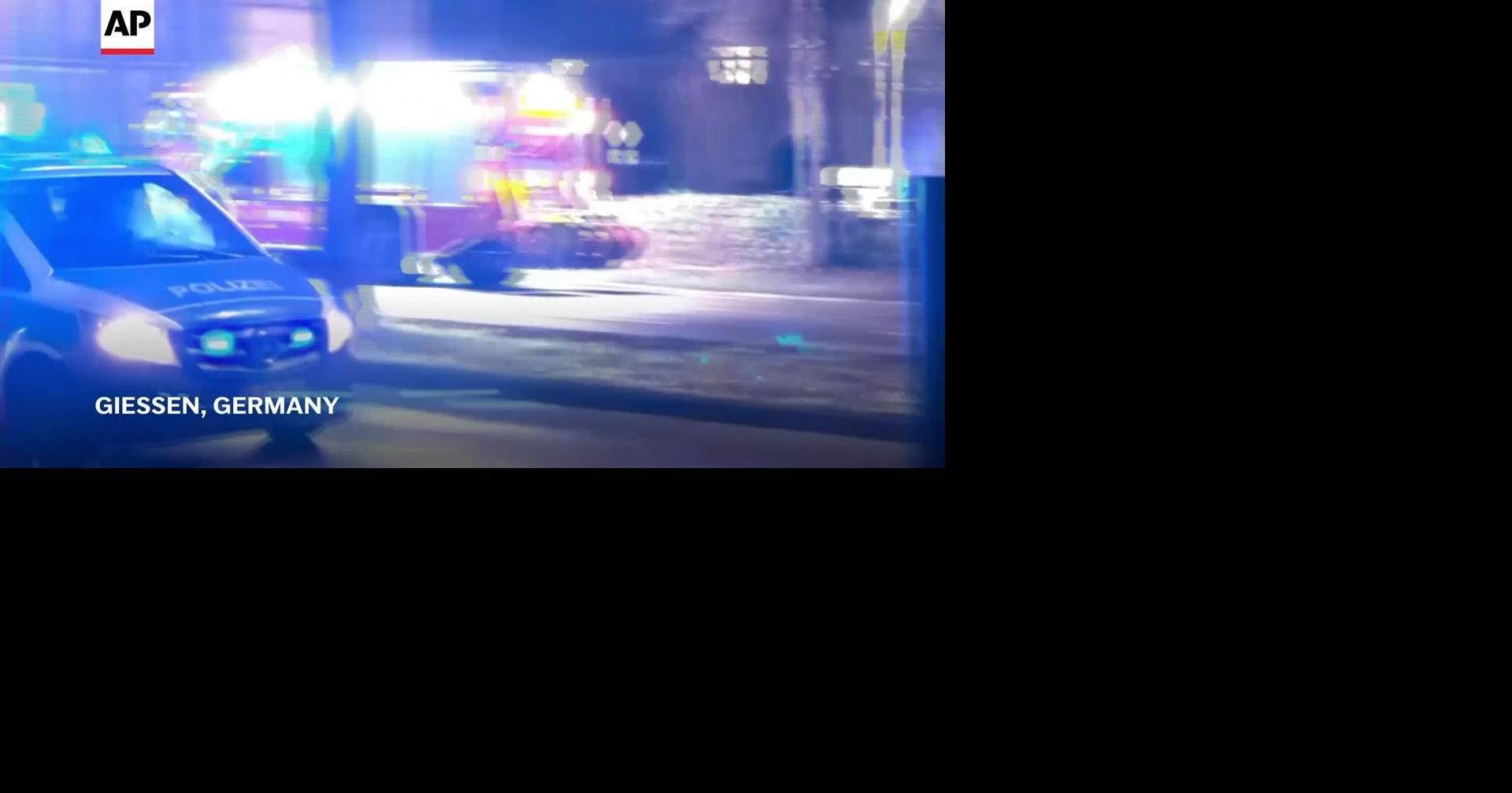 A car crashes into a bus stop in Germany and injures 3 people