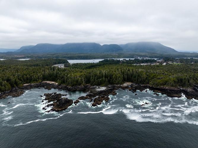 Ucluelet Aerial CREDIT Tourism Vancouver Island Tourism Ucluel.J