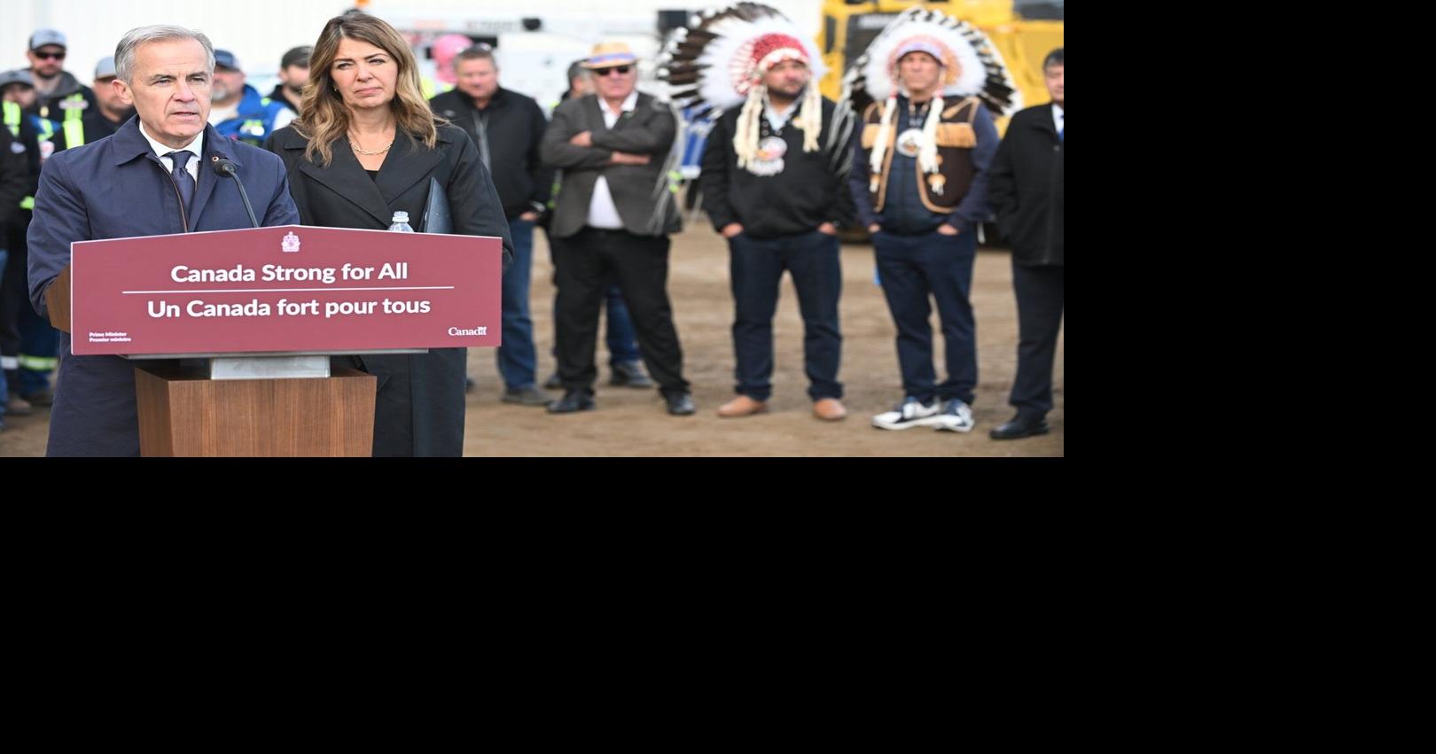 Don't mistake attendance at a press conference as support for a pipeline, chief says
