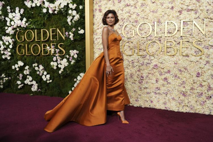 zendaya golden globes dresses Zendaya on the Red Carpet for the 82nd Golden Globe Awards - Arrivals