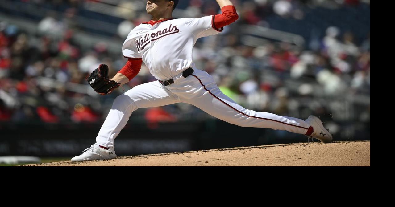 Gore pitches into 6th inning as Nationals defeat Phillies 3-2 to avoid series sweep
