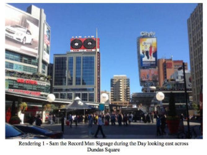 Sam Record Sam the Record Man sign to go back up this summer