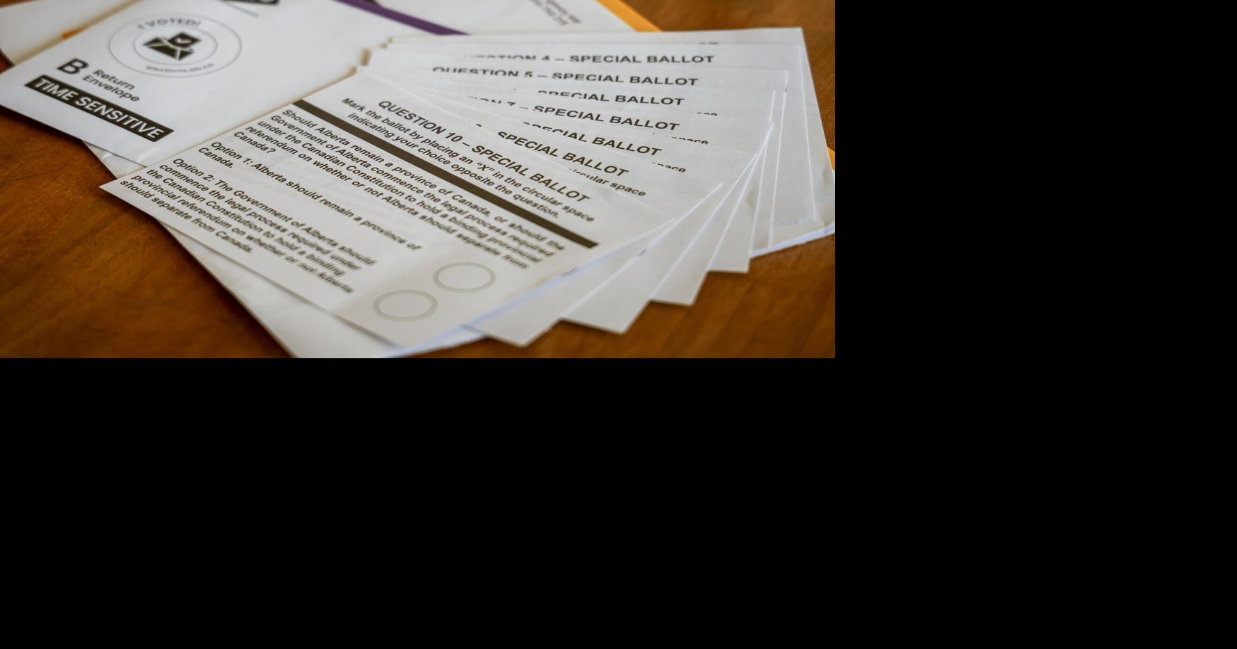 With 10 questions and 10 separate ballots, Albertans brace for a 'gong show' referendum vote