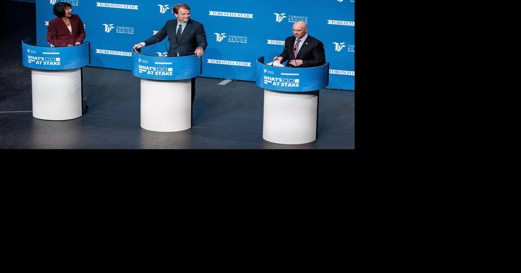 5 key takeaways from last night’s fiery Toronto mayoral debate - Toronto Star