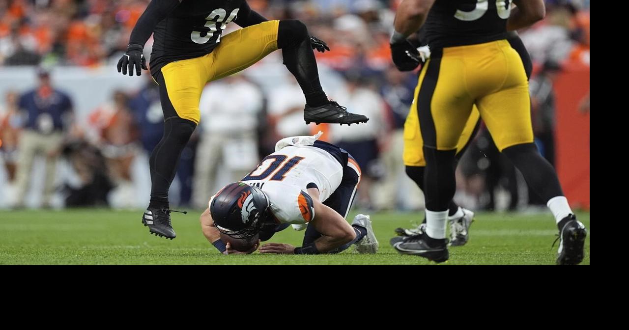 Rookie Bo Nix throws 2 interceptions and growing pains continue as Broncos fall to Steelers 13-6