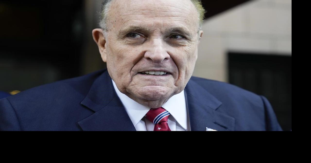 Giuliani turns himself in on Georgia 2020 election charges after bond is set at $150,000