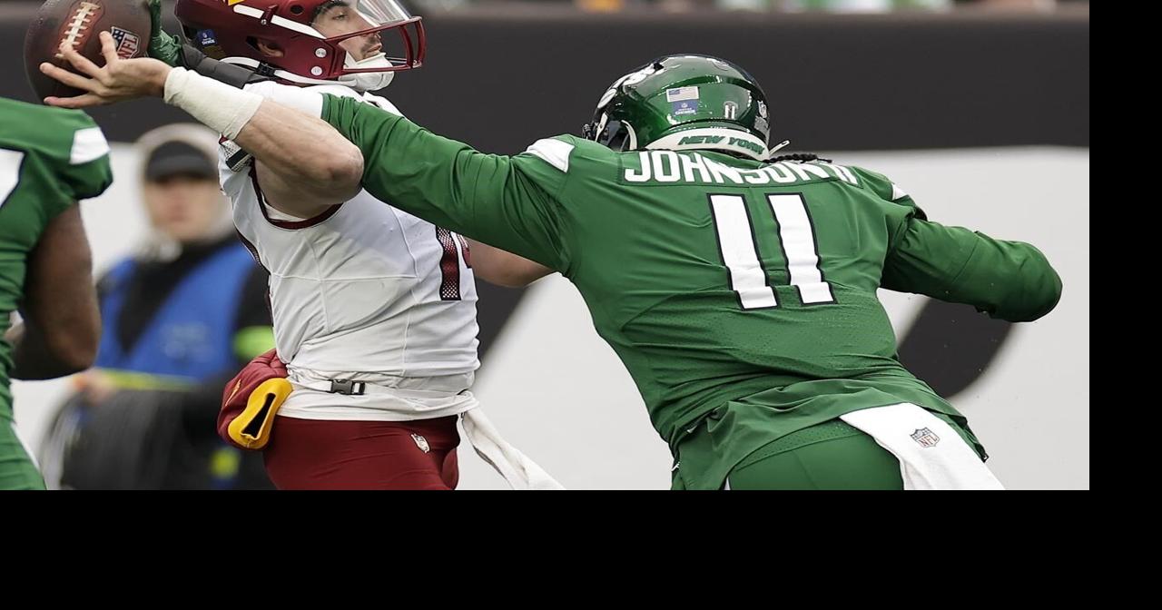 Sacks and other hits are taking their toll on Commanders QB Sam Howell ...