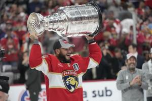 Veteran Kyle Okposo wins Stanley Cup with Panthers 18 years after being drafted