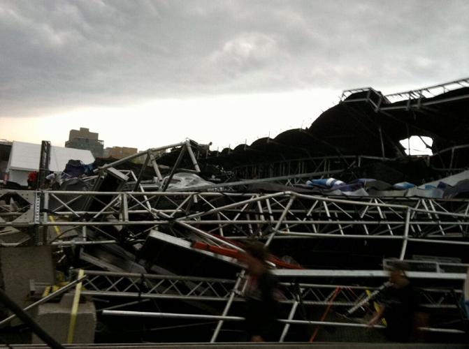 Stage collapses at Ottawa Bluesfest after sudden storm