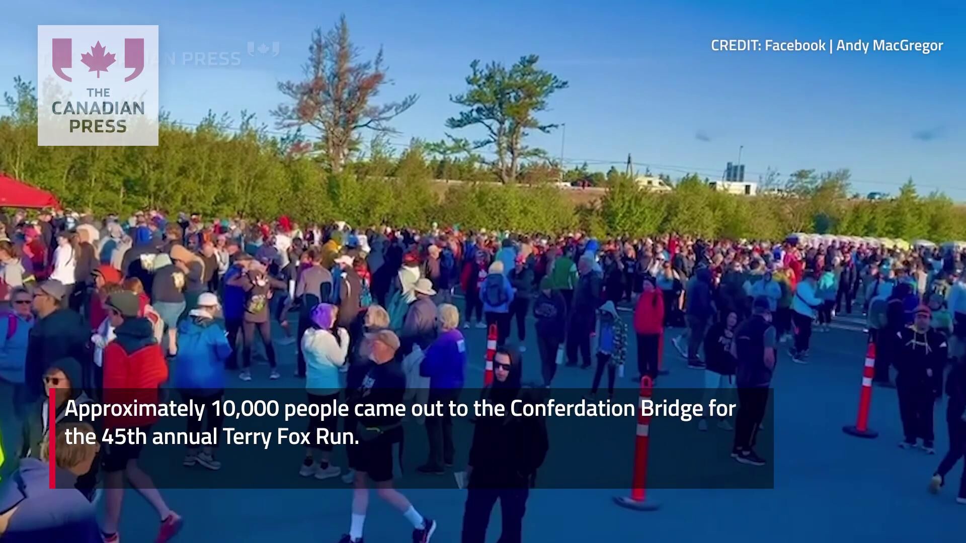 Confederation Bridge sees 10,000 people for annual Terry Fox Run