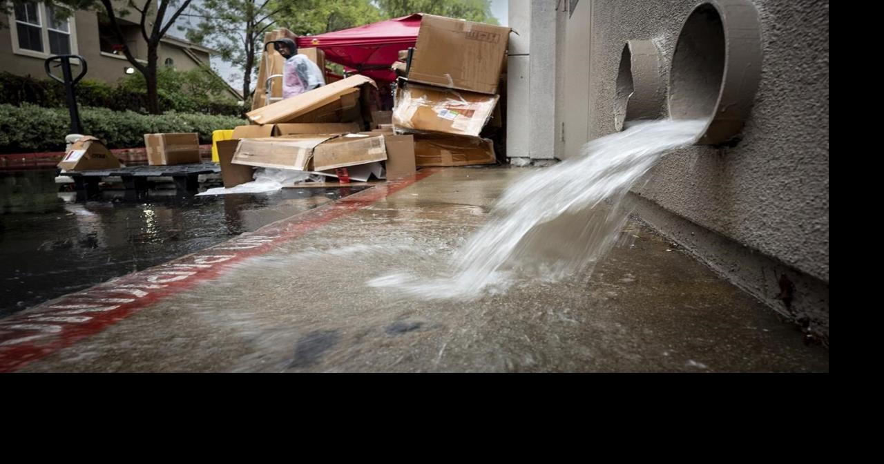 Pacific storm that unleashed coastal flooding pushes across Southern ...