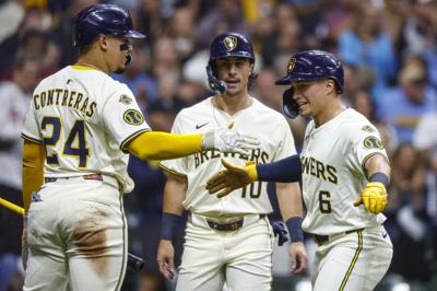 Isaac Collins hits 3-run HR, Jose Quintana pitches into 7th as Brewers beat Phillies 6-3