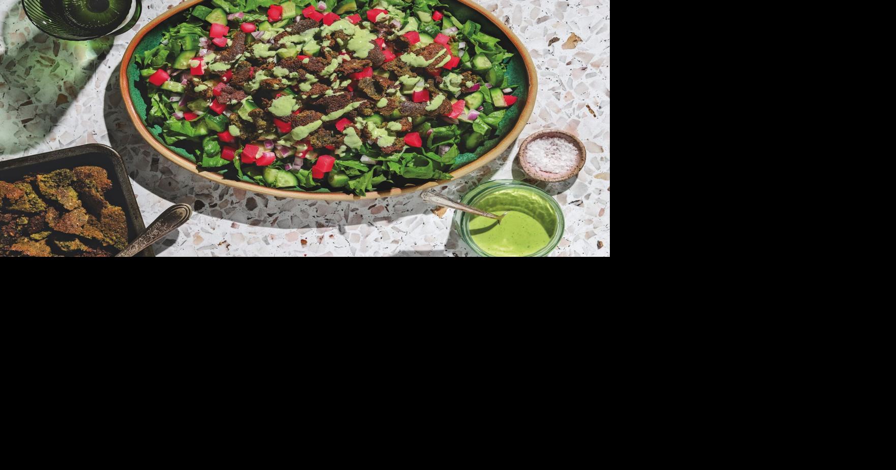 Amina Al-Saigh's Crumbled Falafel Salad recipe makes for a fresh, delicious lunch