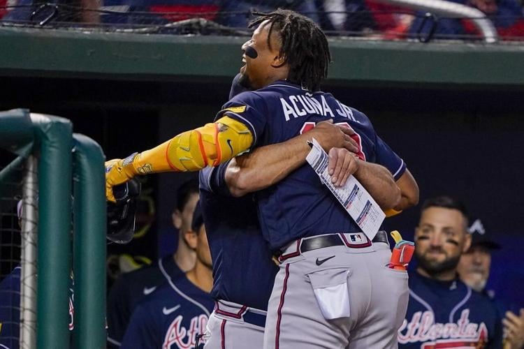 Atlanta Braves' Ronald Acuna Jr. leaves game with ankle injury