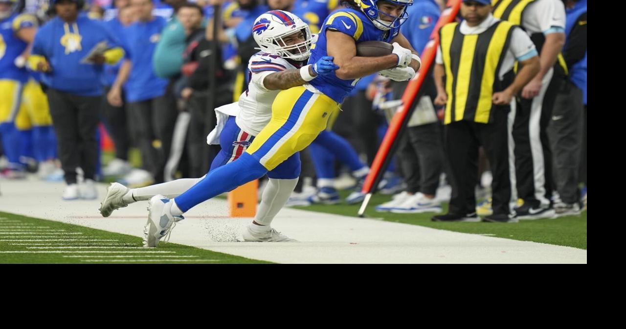 Allen sets NFL mark with 3 TD passes and 3 TD runs, but Stafford's Rams hold off Bills 44-42