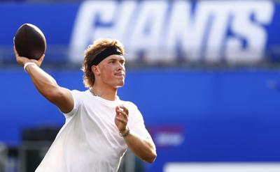 Jaxson Dart impressing in the preseason has not changed the Giants' plan at quarterback