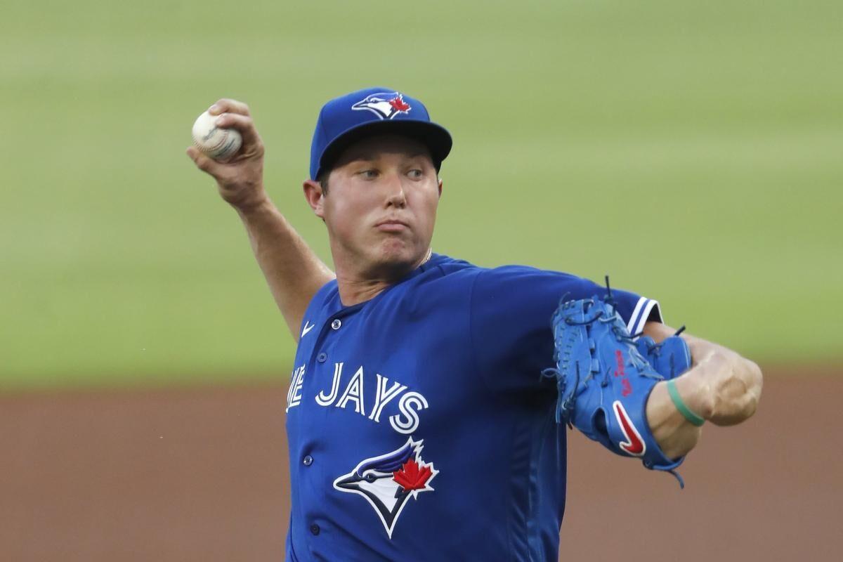 TORONTO, ON - SEPTEMBER 17: Toronto Blue Jays Pitcher Nate Pearson