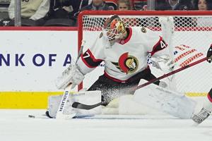 Tim Stutzle's goal 47 seconds into OT helps Senators beat Flyers 2-1