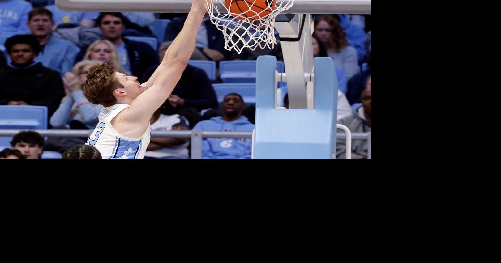 Veesaar's career night leads No. 12 North Carolina over ETSU, 77-58
