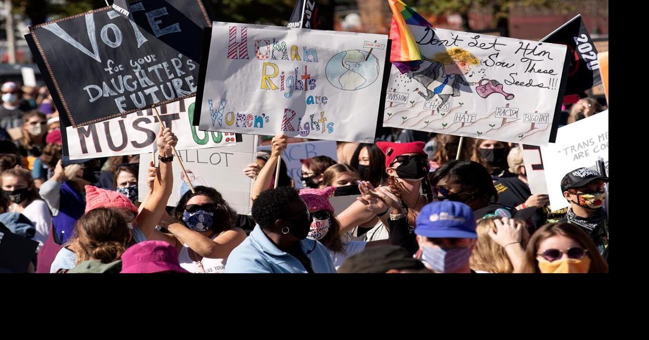 Organizers exhort women to vote for change at US rallies