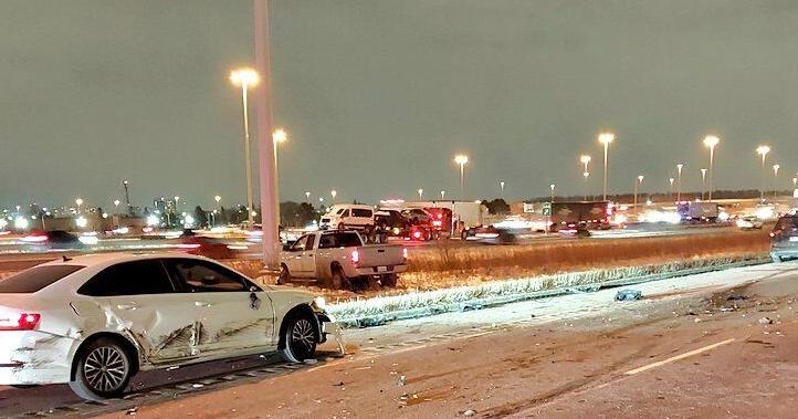 Man dead after four vehicle collision on Highway 401