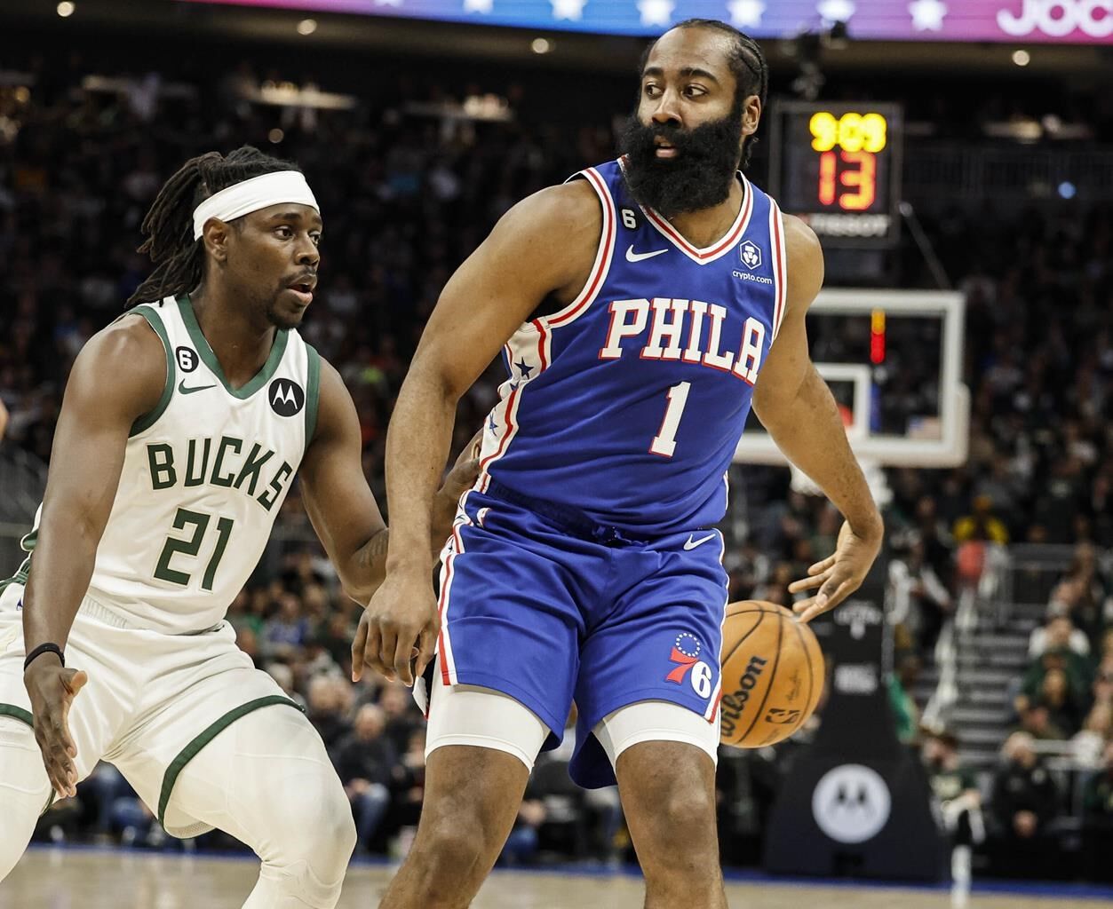 Embiid Wins NBA’s Scoring Race, Harden Takes Assist Title