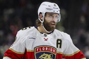 Panthers' Ekblad suspended 2 games for elbowing Lightning's Hagel in the head