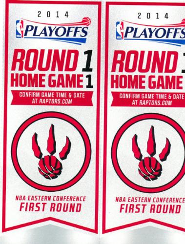 Toronto Raptors playoff tickets on sale April 10