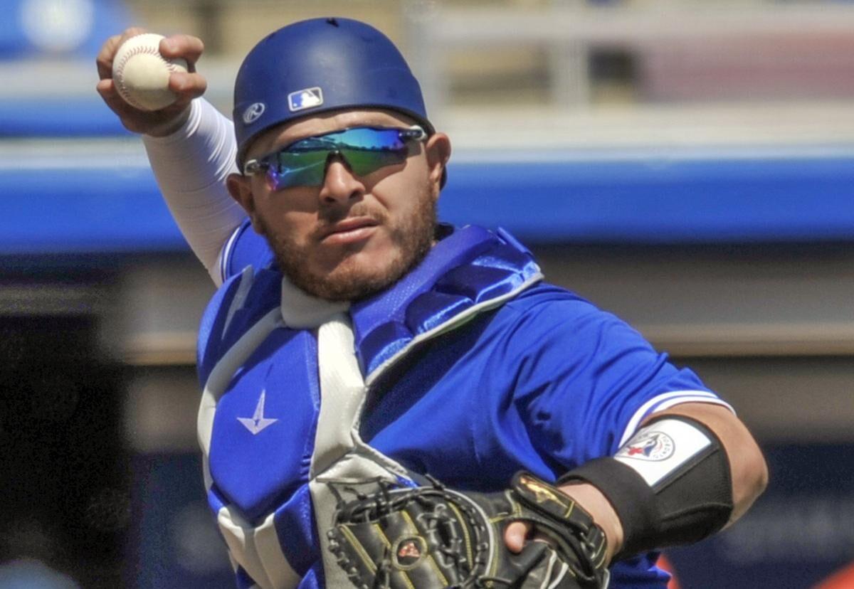 Danny Jansen, the Blue Jays third-ranked prospect, proving he's the catcher  of the future